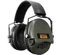 Sordin Pro-X Slim SFA Protección auditiva - 74502-04-S - Protector auditivo activo en cápsula - Anillo aislante para un mayor SNR (31 dB) - Almohada de espuma - Oliva