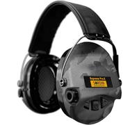 Sordin Supreme Pro-X LED cascos antirruido activos, SNR 27 dB, Night Camo | Edición limitada a 5.000 unidades: 4 perfiles HEAR2, gel, diadema de cuero y LED para caza y tiro deportivo.