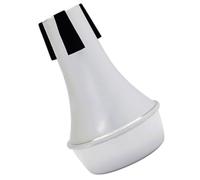 Sordina de Trompeta Mini Semiencerrada Plata para Práctica, ABS | Reduce Volumen sin Dañar el Instrumento, Mantiene el Tono, Portátil Principiantes Ocasión