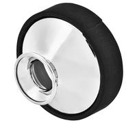Sordina para saxofón alto ZenithAur para práctica silenciosa, un silenciador de saxofón eficaz hecho de material ABS duradero, este sordina para saxofón compacto y liviano es un (Plata)