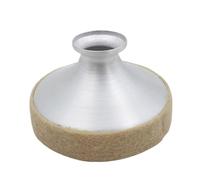 Sordina para saxofón Amortiguador silenciador silencioso de aluminio ligero for saxofón Soprano Alto Tenor amante del accesorios for instrumentos viento madera(Silver Soprano)