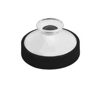 Sordina para saxofón Silenciador de saxofón Alto, Accesorios for Instrumentos Musicales viento madera, amortiguador silencioso ABS ligero redondo for(Silver)