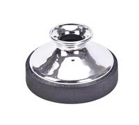Sordina para saxofón Silenciador silencioso de saxofón Alto ABS, silenciador for, accesorios for instrumentos profesionales viento madera(Silver)