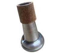 Sordina profesional de práctica de trompeta de aleación de aluminio para estudiantes e intérpretes o ejecutantes, instrumento compacto de latón