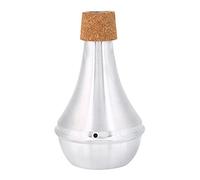 Sordina Trompeta, Silenciador Aleación Aluminio con Tiras Corcho Completas, Accesorio para Trompeta Latón, for Músicos Estudiantes Profesionales en Práctica Estudio Conciertos
