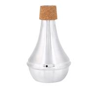 Sordina Trompeta, Silenciador Aleación Aluminio con Tiras Corcho Completas, Accesorio para Trompeta Latón, for Músicos Estudiantes Profesionales en Práctica Estudio Conciertos