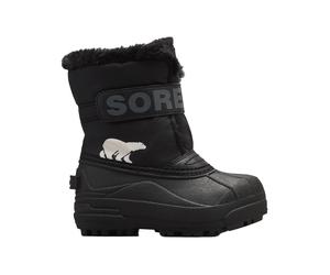 Sorel - Apreski - Childrens Snow Commander™ Boot Black Charcoal - Talla Infantil 11 US - Negro Negro 11 US