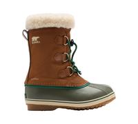 Sorel - Apreski - Little Kids Yoot Pac Nylon WP Velvet Tan Stone Green de Nylon - Talla Infantil 32 - Marrón Marrón 32