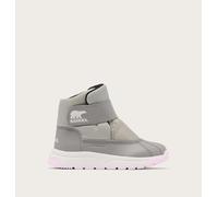 Sorel Botas Whitney III Strap Mid WP para niños, impermeables, nailon, aislamiento de 200 g, cierre fácil con velcro - Unisex para pequeños jóvenes