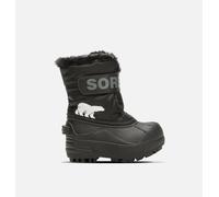 Sorel Snow Commander Boot, Botas Youth Unisex Toddler, Black, Charcoal, 21 EU