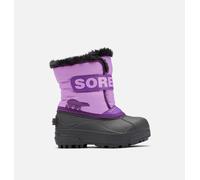 SOREL Childrens Snow Commander Boot - Niño - Violeta / Negro - talla 31- modelo 2026
