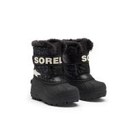 Sorel Botas Snow Commander para niños, botas Snow Commander para niños, exterior impermeable, tracción segura, aislamiento de 200 g, interior de forro polar cálido - unisex para pequeños jóvenes