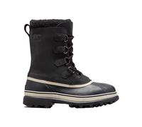 Sorel - Caribou M Black/Dark Stone de Cuero - Talla 11,5 US - Negro Negro 11.5 US