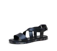 Sorel Ella 3 - Sandalias entrecruzadas para mujer, negro/grafito oscuro, talla 7.5