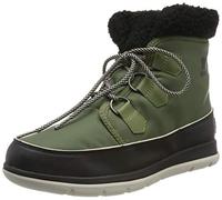 Sorel Explorer Carnival Waterproof, Botas de Invierno para mujer, Hiker Green X Black, 41.5 EU
