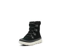 Sorel Explorer Joan WP, Botas de invierno impermeables, Mujer, Black Fawn Explorer 2 Joan Faux Fur, 36.5 EU