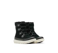 Sorel Explorer Joan WP, Botas de invierno impermeables, Mujer, Black Fawn Explorer 2 Joan Faux Fur, 37 EU