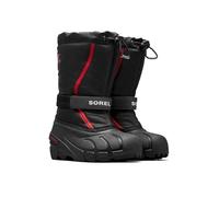 Sorel Flurry Boot, Botas de nieve, Unisex niños, Black Bright Red Youth Collection 2023, 38 EU