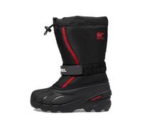 Sorel Flurry Boot, Botas de nieve, Unisex niños, Black Bright Red Youth Collection 2024, 33 EU