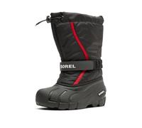 Sorel Flurry Boot, Botas de nieve, Unisex niños, Black Bright Red Youth Collection 2024, 34 EU
