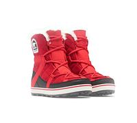 Sorel Glacy explorer shortie Botas para Mujer, Rojo (Cherrybomb/Black), 40.5 EU