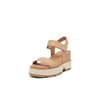 Sorel Joanie IV - Sandalias de cuña con correa en Y para mujer, Honest Beige/Cerámica blanqueada, 36 EU