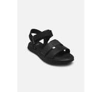 Sorel ONA AVE ANKLE STRAP FLAT SANDAL 42 Negro