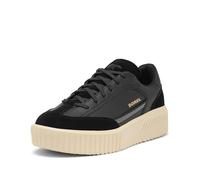 Sorel ONA Ave - Tenis de Verano con Puntera en T para Mujer, Negro Miel Blanco, 41 EU