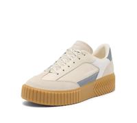 Sorel ONA Ave - Tenis de Verano para Mujer, con Puntera en T, Color Tiza/Gris Ceniza, Talla 7.5 de Reino Unido