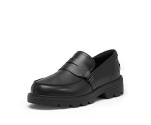 Sorel Revel Ave Loafer, Zapatos de Ciudad Mujer, Black, Black, 36.5 EU