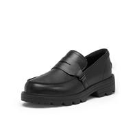 Sorel Revel Ave Loafer, Zapatos de Ciudad Mujer, Black, Black, 36 EU