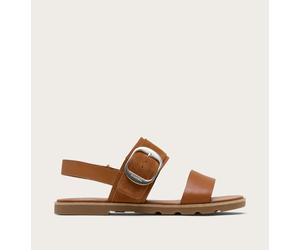 Sorel - Sandalia Plana Destalonada Ella™ III - Marrón - Talla 37 EU - Mujer