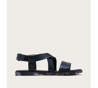 Sorel Ella 3 - Sandalias entrecruzadas para mujer, negro/grafito oscuro, talla 8