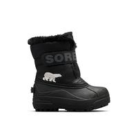 SOREL Childrens Snow Commander - Niño - Negro / Blanco - talla 31- modelo 2026