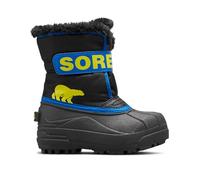 Sorel Snow Commander Boot, Botas de invierno, Unisex niños, Black Super Blue Toddler Collection 2024, 27 EU