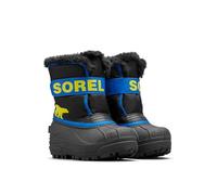 Sorel Snow Commander Boot, Botas de invierno, Unisex niños, Black Super Blue Toddler Collection 2024, 31 EU