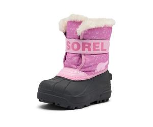 Sorel Toddler Snow Commander Boot, Botas para Nieve Unisex niños, Orchid, Pink Flare, 21 EU
