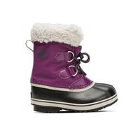 Sorel Yoot Pac Nylon WP, Botas de nieve impermeables, Unisex niños, Wild Iris Dark Plum Youth Collection 2024, 28 EU