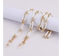 SOREZE Cadena de Botones acrílicos para Gafas, Cadena para Mujer, máscara antipérdida, Gafas de Sol Colgantes, Cordones, Correa de sujeción, Collar de Cuerda