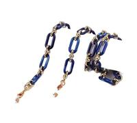 SOREZE Cadena de Botones acrílicos para Gafas, Cadena para Mujer, máscara antipérdida, Gafas de Sol Colgantes, Cordones, Correa de sujeción, Collar de Cuerda