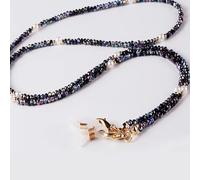 SOREZE Cadena de Gafas para Mujer, Cadena de Gafas de Sol con Cuentas Coloridas, Cadena Decorativa para máscara, Soporte Antideslizante para Gafas, Cadena para el Cuello para Mujer