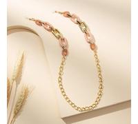 SOREZE Cadenas de máscara para anteojos, Cadena de Botones acrílicos, Gafas de Sol, Soporte de cordón para Gafas, cordón para Gafas de Lectura, Collar con Correa, Collar de Cuerda