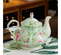 Soreze Tetera de Porcelana Europea de 400ML, Juego de Té de la Tarde en Inglés, Cafetera, Tetera Resistente al Calor