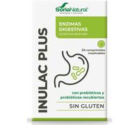 Soria Natural – Complemento alimenticio Inulac Plus – Probióticos y prebióticos – 24 comprimidos