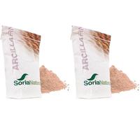 Soria Natural Arcilla Fina Roja - Absorbente y Purificante - 100% de Pureza, Textura Fina, Origen Natural - Puede Utilizarse como Mascarilla Facial, Enjuague Bucal - Uso Interno - Bolsa de 1kilo