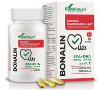 Soria Natural Perlas Bonalin EPA+DHA 500/250 mg aceite de pescado con Vitamina E – 30 perlas