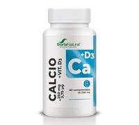 Soria Natural Calcio, Magnesio y Zinc con Vitamina D3 - Suplemento Completo para Huesos, Energía y Metabolismo - Sin OGM, Sin Gluten y Sin Azúcar, 60 Comprimidos