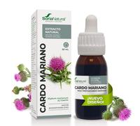 Soria Natural Cardo Mariano Extracto - Favorece la Función Hepática, Ayuda a Eliminar Toxinas y Mejorar la Digestión - Suplemento para la Salud del Hígado - Botella de 50ml