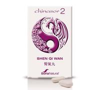 Soria Natural Chinasor 02 Shen Qi Wan - Salud de los Riñones - Tonificante del Yang - Plantas Medicinales de Origen Asiático - Con Jengibre, Rehmannia, Canela China, Cornejo - 30 Comprimidos de 1,5g