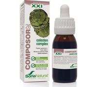 Soria Natural Composor 26 Colestén Complex - Con Extractos de Alpiste, Alcachofera y Levadura Roja de Arroz - Ayuda a Normalizar los Niveles de Colesterol - Salud cardiovascular - 50ml